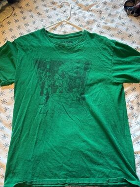 Vintage Green Graphic Crewneck T-Shirt - Men's